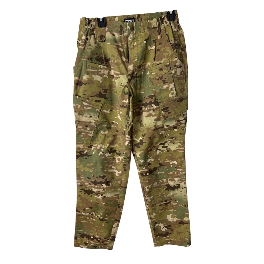 CQR Mens Tactical Cargo Pants 32W 32L Multicam Camo Ripstop Outdoor Pants NWOT